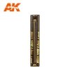 AK Interactive AK9105 BRASS PIPES 0.6MM Ø. 5 UNITS.